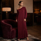 Women's Off-Shoulder Long Sleeve Maxi Dress