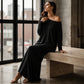 Women's Off-Shoulder Long Sleeve Maxi Dress