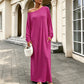 Women's Off-Shoulder Long Sleeve Maxi Dress