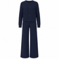 Women's Casual 2 Piece Knitted Cardigan Sweater and Wide Leg Pants Set