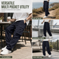 Men's Summer Casual Cargo Pants with Drawstring