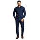 Men Two Piece Polyester Shirt Pants Set