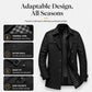 Men's Trench Coat with Detachable Lining
