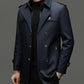Men's Trench Coat with Detachable Lining