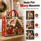 Christmas Theme Quilted Tote Bag