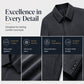 Men's Mid-Length Collared Trench Coat