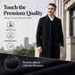 Men's Mid-Length Collared Trench Coat