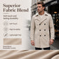 Men's Classic Double-Breasted Trench Coat