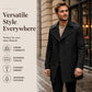 Men's Classic Double-Breasted Trench Coat