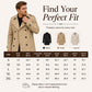 Men's Classic Double-Breasted Trench Coat