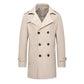 Men's Classic Double-Breasted Trench Coat