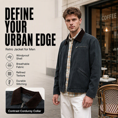 Men's Retro Casual Denim Jacket