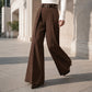 Women's Elegant Drape Wide-Leg Pants