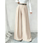 Women's Elegant Drape Wide-Leg Pants