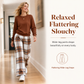Women's Soft Casual Crewneck Sweatshirt and Wide Leg Pants Set