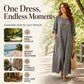 Women's Casual Maxi Dress with Pockets