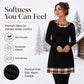 Women's Casual Plaid Patchwork Knit Dress
