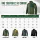 Men's Casual Warm Zip Up Jacket
