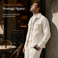 Men's Casual Waffle Knit Jacket and Pants Set