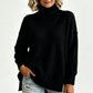 Women's Loose Fit Knit Turtleneck Sweater