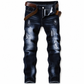 👖 Rugged Stretch | Men’s Slim-Fit Ripped Denim Jeans