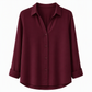 Women Elegant Casual Long Sleeve Button Up Blouse
