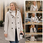 Women's Double-Breasted Hooded Pea Coat