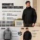 Men's Loose Plush-Lined Bomber Jacket