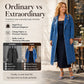 Women's Longline Double Breasted Denim Coat