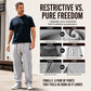 Men's Casual Wide-Leg Sweatpants with Pockets