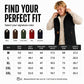 Unisex Winter Plush-Lined Warm Vest