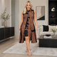 Women's Chic Sleeveless Faux 2-Piece Dress