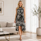 Women's Chic Sleeveless Faux 2-Piece Dress
