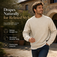 Mens Long Sleeve Jacquard Crew Neck Sweatshirt Loose Fit Thickened Autumn Winter Top Plus Size