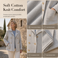 🎨Versatile & Durable, Easy Care🧶 Cotton Double-Breasted Knit Coat – Heather Grey & Oatmeal Beige | Easy to Style, Long-Lasting Softness ✨