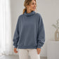 Women's Casual Mock Neck Sweatshirt
