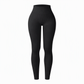 High Waisted Seamless Ribbed Yoga Pants Workout Gym Leggings Athletic Tights
