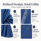 Women's Lantern Sleeve Button-Down Denim Dress