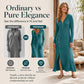 Women's Casual Ribbed Knit Hooded Maxi Dress