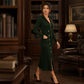 Women's Casual Ribbed Knit Hooded Maxi Dress