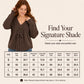 Women's Sexy V-Neck Drawstring Knit Sweater