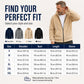 Men's Winter Warm Hooded Zip-Up Coat