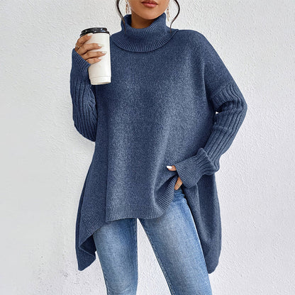 Women’s Fashion Solid Color Turtleneck Sweater