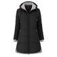 Women's Slim Fit Padded Coat — Long, Hooded, Winter 🧥