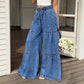 Women's High Waist Wide Leg Denim Pants
