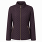 Women's Lightweight Quilted Padded Zipper with Stand Collar for Spring and Winter
