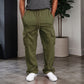 Men's Casual Drawstring Cargo Pants