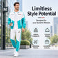 Men's Colorblock Zip-Up Jacket & Drawstring Pants Set