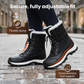 👢 Women's Waterproof Plush-Lined Mid-Calf Snow Boots