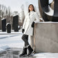 👢 Women's Waterproof Plush-Lined Mid-Calf Snow Boots